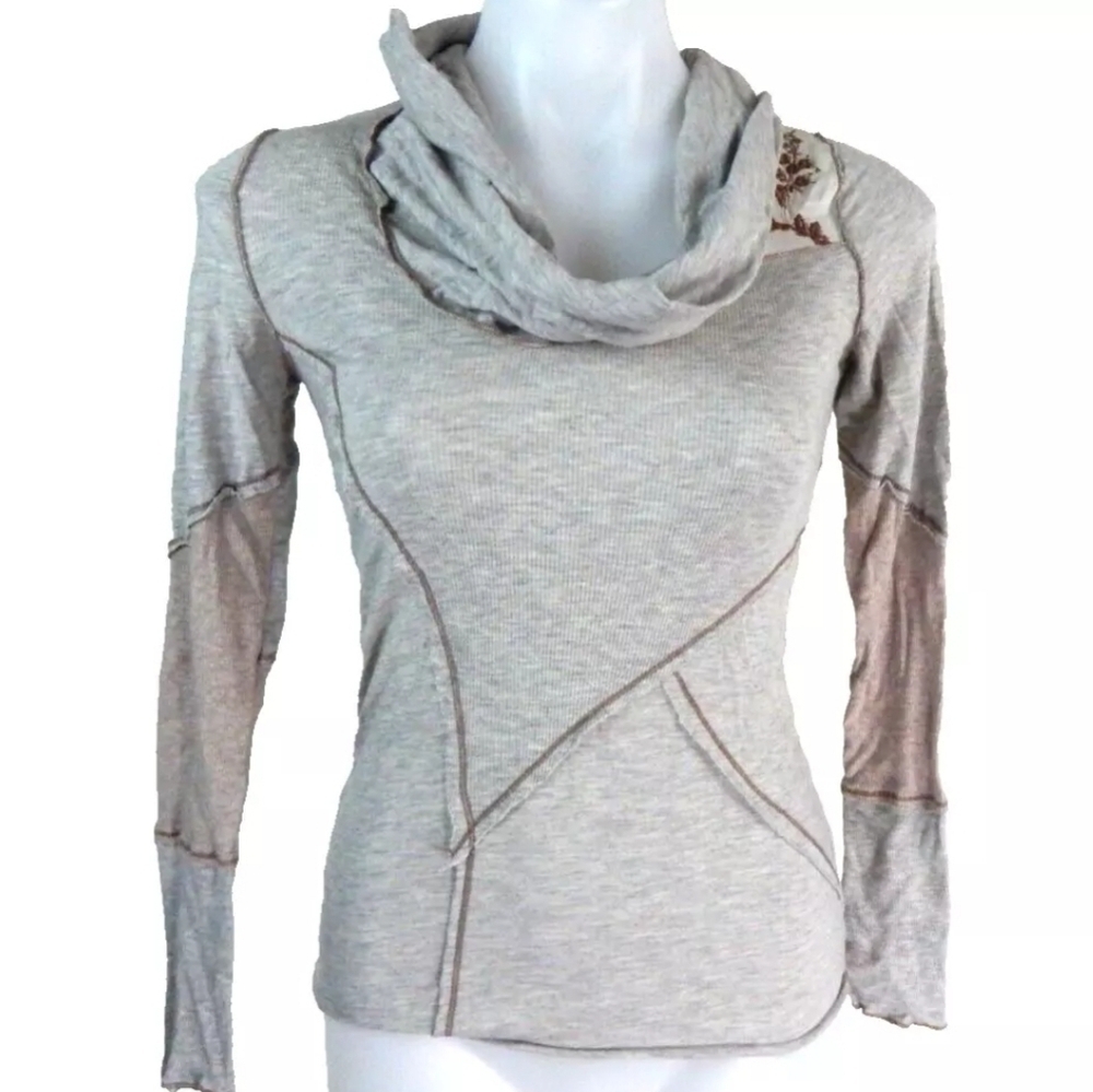 Tiny Anthropologie Pieces of Fall Patchwork Top